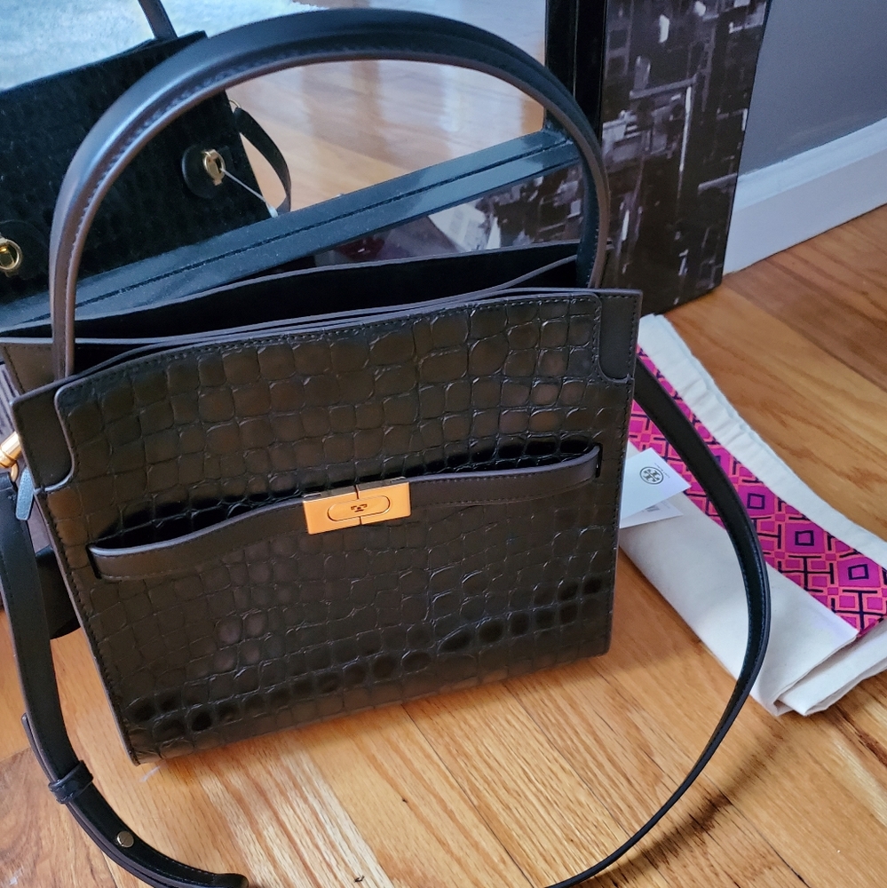 Tory Burch Lee Radziwill double crossbody bag